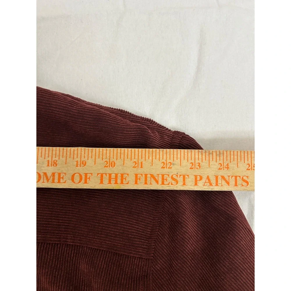 Trust Burgundy Double Pocket Top/Pants Suit‎ SIZE: XL Pants 36/30 Cord Polyester